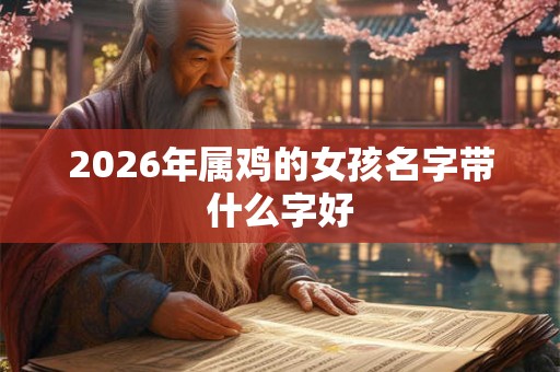 2026年属鸡的女孩名字带什么字好 2026年属鸡的女孩名字带什么字好