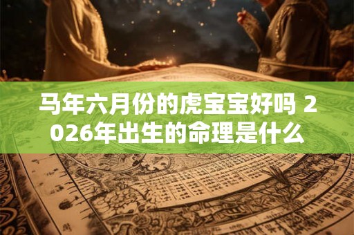 马年六月份的虎宝宝好吗 2026年出生的命理是什么