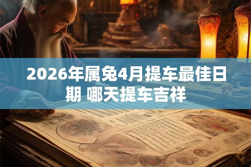 2026年属兔4月提车最佳日期 哪天提车吉祥