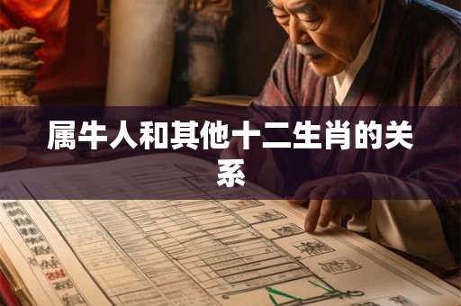 属牛人和其他十二生肖的关系