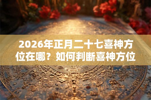 2026年正月二十七喜神方位在哪？如何判断喜神方位？