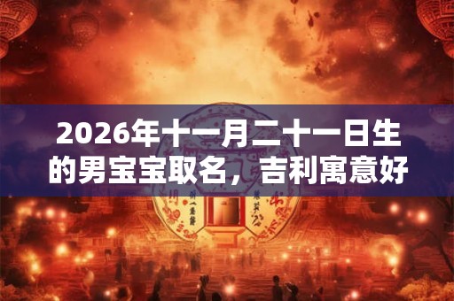 2026年十一月二十一日生的男宝宝取名，吉利寓意好的男孩名字锦集