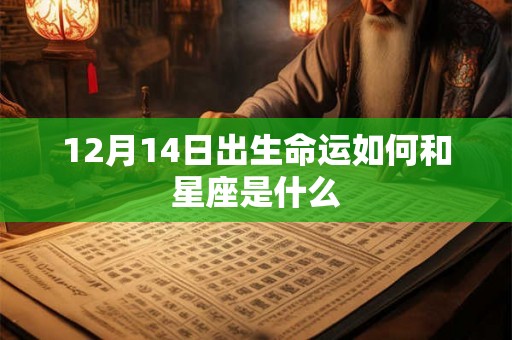 12月14日出生命运如何和星座是什么