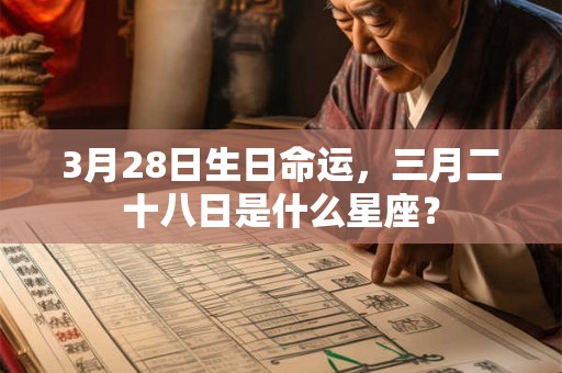 3月28日生日命运，三月二十八日是什么星座？