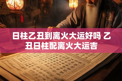 日柱乙丑到离火大运好吗 乙丑日柱配离火大运吉 日柱乙丑到离火大运好吗 乙丑日柱配离火大运吉