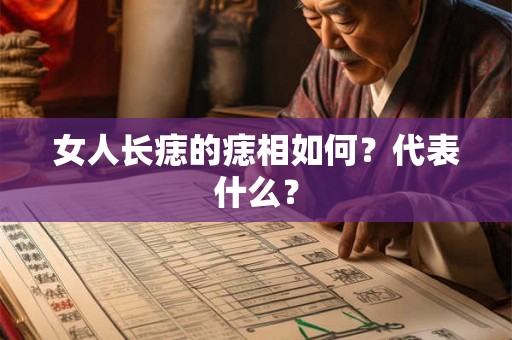 女人长痣的痣相如何？代表什么？