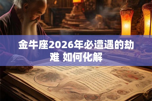 金牛座2026年必遭遇的劫难 如何化解