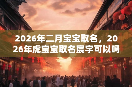 2026年二月宝宝取名，2026年虎宝宝取名宸字可以吗？