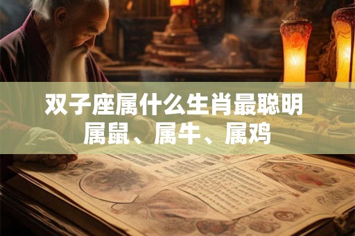 双子座属什么生肖最聪明 属鼠、属牛、属鸡 双子座属什么生肖最聪明 属鼠、属牛、属鸡