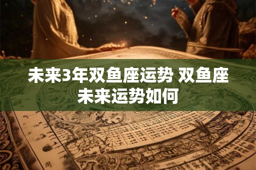 未来3年双鱼座运势 双鱼座未来运势如何