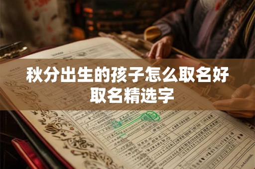 秋分出生的孩子怎么取名好  取名精选字