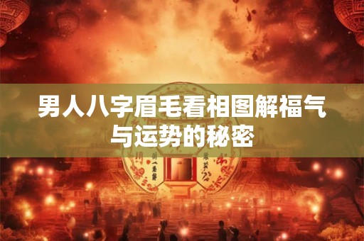 男人八字眉毛看相图解福气与运势的秘密