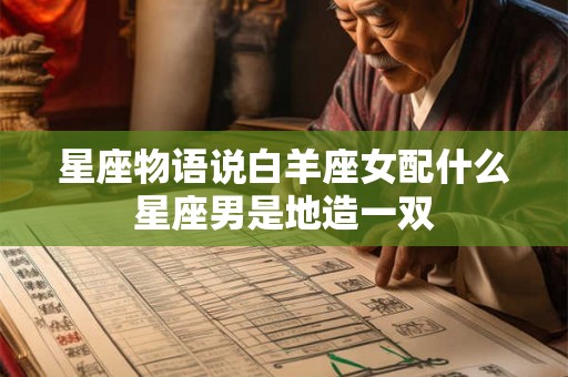 星座物语说白羊座女配什么星座男是地造一双