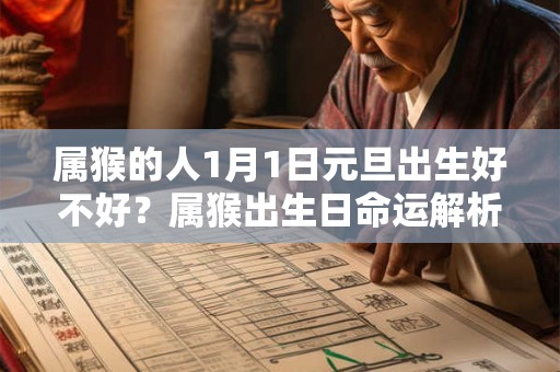 属猴的人1月1日元旦出生好不好？属猴出生日命运解析！