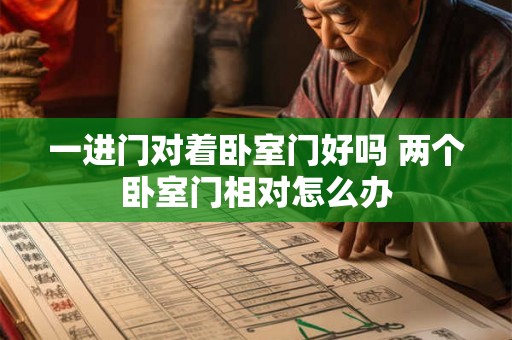 一进门对着卧室门好吗 两个卧室门相对怎么办