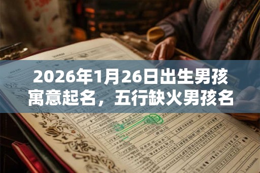 2026年1月26日出生男孩寓意起名,五行缺火男孩名字 2026年1月26日出生男孩寓意起名,五行缺火男孩名字