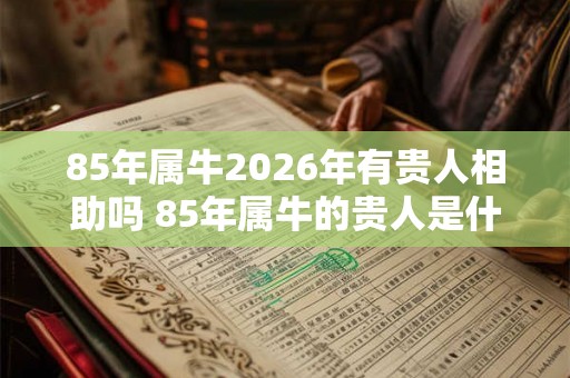 85年属牛2026年有贵人相助吗 85年属牛的贵人是什么