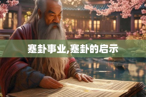 蹇卦事业,蹇卦的启示