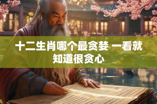 十二生肖哪个最贪婪 一看就知道很贪心