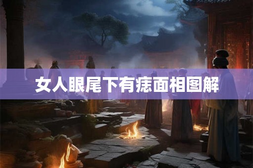 女人眼尾下有痣面相图解 女人眼尾下有痣面相图解