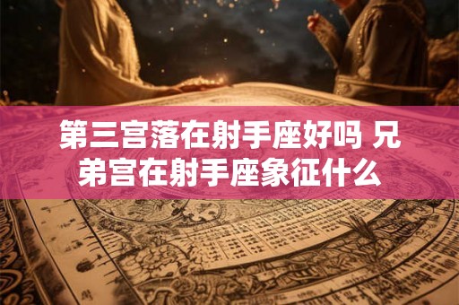 第三宫落在射手座好吗 兄弟宫在射手座象征什么
