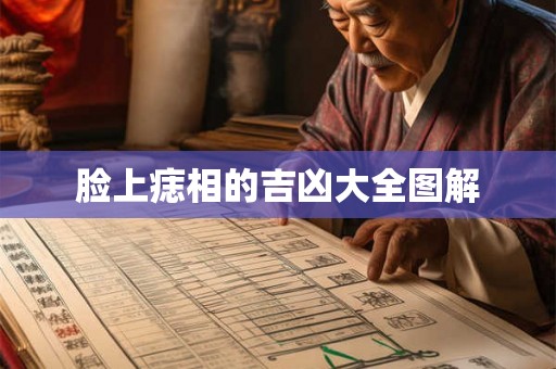 脸上痣相的吉凶大全图解