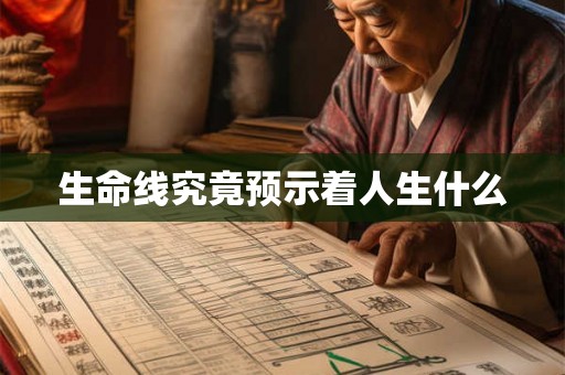 生命线究竟预示着人生什么