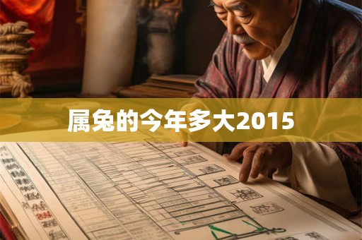 属兔的今年多大2015