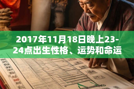2017年11月18日晚上23-24点出生性格、运势和命运 2017年11月18日晚上23-24点出生性格、运势和命运
