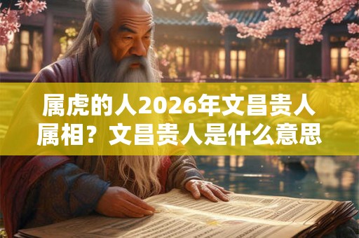 属虎的人2026年文昌贵人属相？文昌贵人是什么意思？