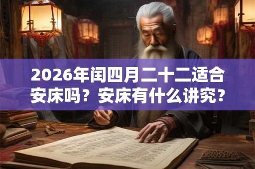 2026年闰四月二十二适合安床吗？安床有什么讲究？