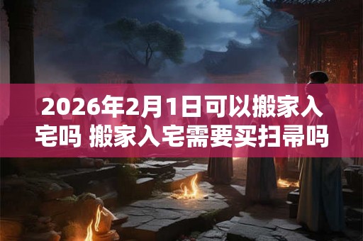 2026年2月1日可以搬家入宅吗 搬家入宅需要买扫帚吗