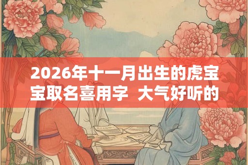 2026年十一月出生的虎宝宝取名喜用字  大气好听的名字