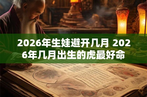2026年生娃避开几月 2026年几月出生的虎最好命