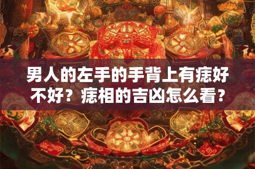 男人的左手的手背上有痣好不好？痣相的吉凶怎么看？