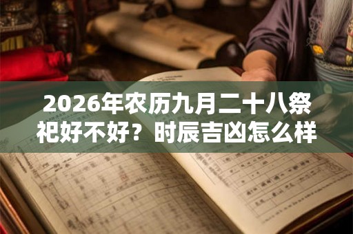 2026年农历九月二十八祭祀好不好?时辰吉凶怎么样? 2026年农历九月二十八祭祀好不好?时辰吉凶怎么样?
