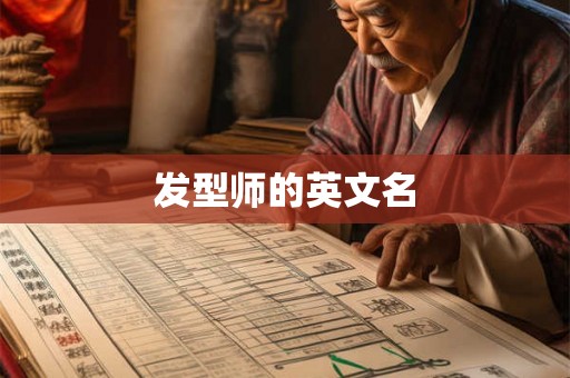 发型师的英文名 发型师的英文名
