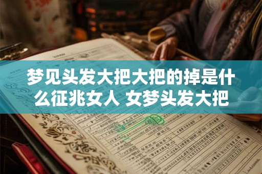 梦见头发大把大把的掉是什么征兆女人 女梦头发大把掉预示什么 梦见头发大把大把的掉是什么征兆女人 女梦头发大把掉预示什么