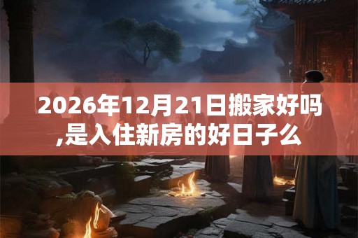 2026年12月21日搬家好吗,是入住新房的好日子么