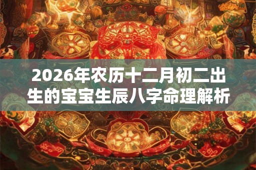 2026年农历十二月初二出生的宝宝生辰八字命理解析