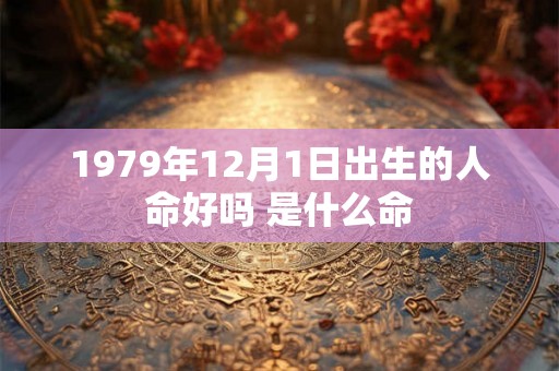 1979年12月1日出生的人命好吗 是什么命