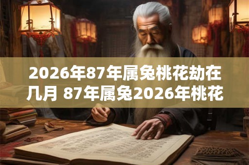 2026年87年属兔桃花劫在几月 87年属兔2026年桃花方位 2026年87年属兔桃花劫在几月 87年属兔2026年桃花方位