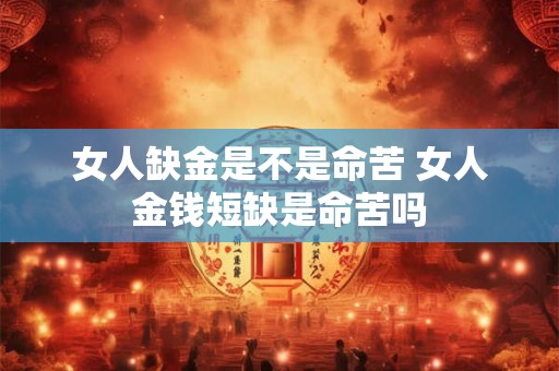 女人缺金是不是命苦 女人金钱短缺是命苦吗 女人缺金是不是命苦 女人金钱短缺是命苦吗