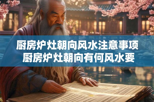 厨房炉灶朝向风水注意事项 厨房炉灶朝向有何风水要求