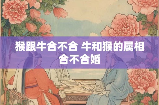 猴跟牛合不合 牛和猴的属相合不合婚 猴跟牛合不合 牛和猴的属相合不合婚