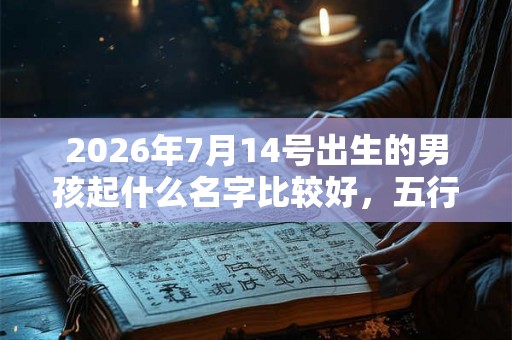 2026年7月14号出生的男孩起什么名字比较好,五行属什么 2026年7月14号出生的男孩起什么名字比较好,五行属什么