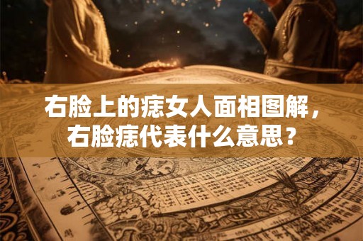 右脸上的痣女人面相图解，右脸痣代表什么意思？