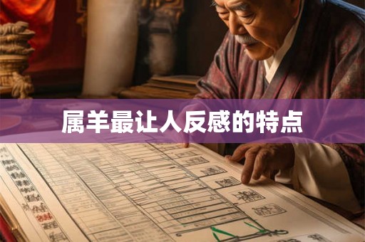 属羊最让人反感的特点
