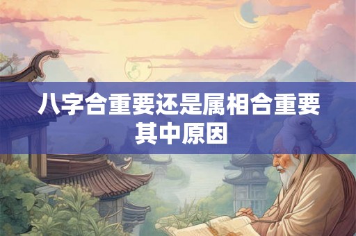 八字合重要还是属相合重要 其中原因