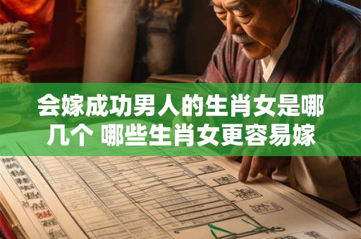 会嫁成功男人的生肖女是哪几个 哪些生肖女更容易嫁成功男人
